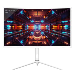 LC-Power LC-M27-QHD-240-C-K écran plat de PC 27" Quad HD Blanc