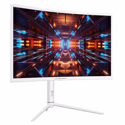 LC-Power LC-M27-QHD-240-C-K écran plat de PC 27" Quad HD Blanc