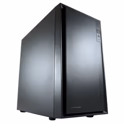 LC-Power 2016MB, Micro Tower, PC, Noir, micro ATX, Mini-ITX, Métal, Plastique, 15,5 cm