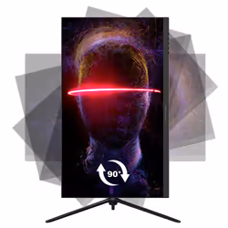 LC-Power LC-M27-4K-UHD-144-V2 écran plat de PC 27" 4K Ultra HD LCD Noir - Vue supplémentaire 4