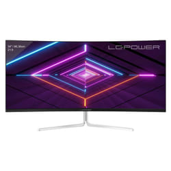 LC-Power LC-M34-UWQHD-100-C-V3 écran plat de PC 34" UltraWide Quad HD LCD Blanc