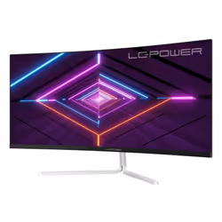 LC-Power LC-M34-UWQHD-100-C-V3 écran plat de PC 34" UltraWide Quad HD LCD Blanc