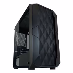 LC-Power Gaming 712MB, Micro Tower, PC, Noir, micro ATX, Mini-ITX, Métal, Plastique, Verre trempé, 16 cm