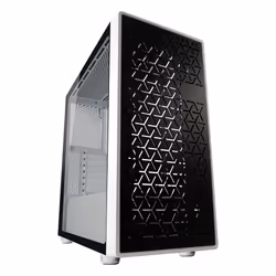 LC-Power Gaming 714W, Midi Tower, PC, Noir, Blanc, ATX, micro ATX, Mini-ITX, Métal, Plastique, Verre trempé, Jouer