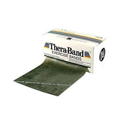 Theraline 100603004006 bande d'exercice Latex Kaki