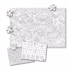 HUCH! 884015 Puzzle à formes 500 pièce(s) Bâtiments