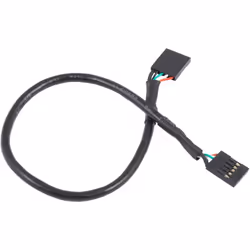 Aqua Computer 53221, 0,25 m, IDC, IDC, Noir