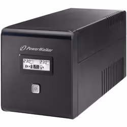 PowerWalker VI 1000 LCD, 1 kVA, 600 W, 160 V, 290 V, 50/60 Hz, 220 V