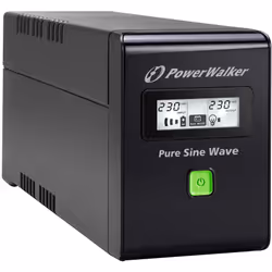 PowerWalker VI 800 SW FR alimentation d'énergie non interruptible Interactivité de ligne 0,8 kVA 480 W 2 sortie(s) CA