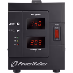 PowerWalker AVR 1500/SIV régulateur de tension 2 sortie(s) CA 230 V Noir - Vue supplémentaire 4