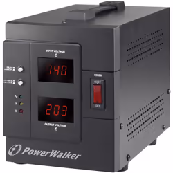 PowerWalker AVR 2000/SIV Régulateur de Tension 2000VA 1600W Noir - Vue supplémentaire 2
