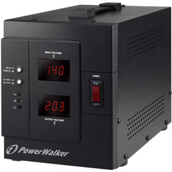 PowerWalker AVR 3000/SIV régulateur de tension 230 V Noir