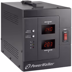 PowerWalker AVR 3000/SIV régulateur de tension 230 V Noir - Vue supplémentaire 4
