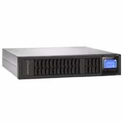 PowerWalker VFI 1000CRM LCD, Double-conversion (en ligne), 1 kVA, 800 W, Sinus, 110 V, 300 V