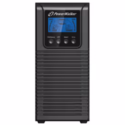 PowerWalker VFI 1000 TGS, Double-conversion (en ligne), 1 kVA, 900 W, 80 V, 300 V, 45/66 Hz