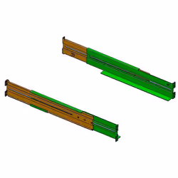 PowerWalker RK6, Kit de montage, Marron, Vert, 1U, VI 500-1500 R1U, 550 mm, 95 mm