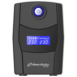 PowerWalker VI 600 STL alimentation d'énergie non interruptible Interactivité de ligne 0,6 kVA 360 W 2 sortie(s) CA