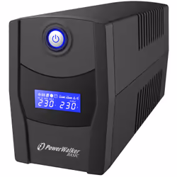 PowerWalker VI 600 STL alimentation d'énergie non interruptible Interactivité de ligne 0,6 kVA 360 W 2 sortie(s) CA