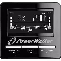 PowerWalker 3000 CW alimentation d'énergie non interruptible Interactivité de ligne 30 kVA 2100 W - Vue supplémentaire 4