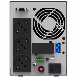 PowerWalker VFI 1000 AT alimentation d'énergie non interruptible Double-conversion (en ligne) 1 kVA 900 W 3 sortie(s) CA