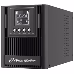 PowerWalker VFI 1000 AT FR alimentation d'énergie non interruptible Double-conversion (en ligne) 1 kVA 900 W 3 sortie(s) CA