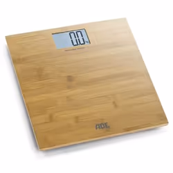 ADE Martina, Pèse-personne électronique, 150 kg, 100 g, Bois, kg, lb, ST, Robinet