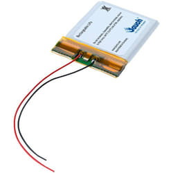 LP502243JU Pile rechargeable spéciale prismatique avec câble LiPo 3.7 v 430 mAh - Jauch Quartz