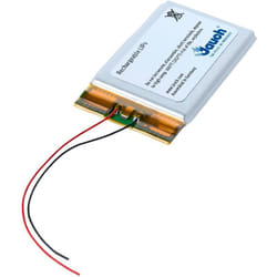 Jauch Quartz - LP802036JU Pile rechargeable spéciale prismatique avec câble LiPo 3.7 v 480 mAh