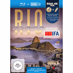 Alive AG Rio de Janeiro, Brazil 4K (UHD Stick in Real 4K + Blu-ray) - Limited Edition, Education, Blu-ray, 2D, Busch Media Gr ...