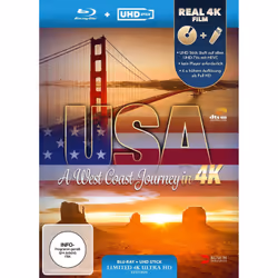 Alive AG USA - A West Coast Journey (UHD Stick in Real 4K + Blu-ray) - Limited Edition, Education, Blu-ray, 2D, Busch Media G ...