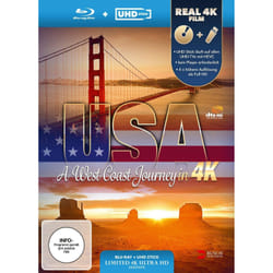 Alive AG USA - A West Coast Journey (UHD Stick in Real 4K + Blu-ray) - Limited Edition