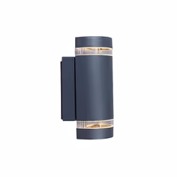 ECO LIGHT APPLIQUE MURALE EXTÉRIEURE MODERNE FOCUS UP ET DE DOWNLIGHT, DOUILLE GU10, IP44 6040 G