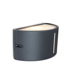 LUTEC BONN Éclairage de plafond extérieur E27 Gris