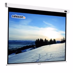 Celexon , Rollo Professional, Leinwand, 4:3 manuell, 220x165cm, 4:3, Noir, Blanc