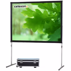 Celexon Mobil Expert 406 x 305cm, 4:3, Noir, Blanc