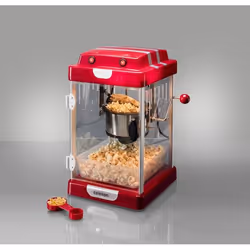 Celexon CP1000 machine à popcorn Transparent, Rouge, Blanc 350 W