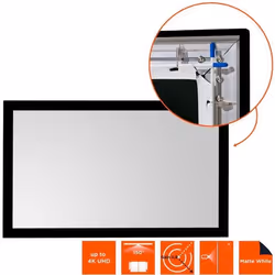Écran de projection - CELEXON - Sur cadre basic - 240 x 135 cm - PV blanc mat