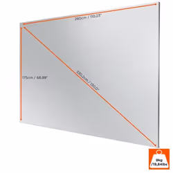 Celexon 1000009637 écran de projection 3,3 m (130") 16:10