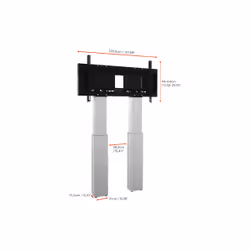 Celexon 1000013118 support pour téléviseur 3,05 m (120") Noir, Argent