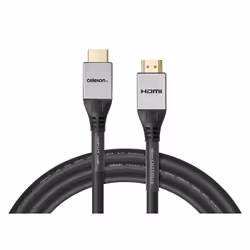 Celexon 1000015532, 10 m, HDMI Type A (Standard), HDMI Type A (Standard), Compatibilité 3D, 18 Gbit/s, Noir, Gris