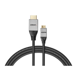 Celexon 1000015539 câble HDMI 2 m HDMI Type A (Standard) HDMI Type D (Micro) Noir, Gris