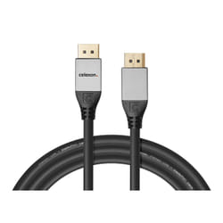 Celexon 1000015547 câble DisplayPort 3 m Noir, Gris