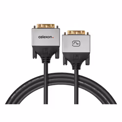 Celexon 1000015558, 5 m, DVI-D, DVI-D, Mâle, Mâle, Noir