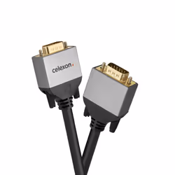 Celexon 1000015567, 10 m, VGA (D-Sub), VGA (D-Sub), Mâle, Mâle, Noir