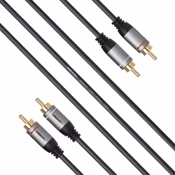 Celexon 1000015599 câble audio 3 m 2 x RCA Noir