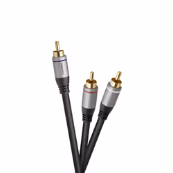 Celexon 1000015610, 2 x RCA, Mâle, RCA, Mâle, 2 m, Noir