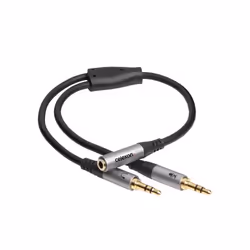 Adaptateur audio - CELEXON - 2x jack 35mm M/F - 025m - Triple blindage - Contacts plaqués or