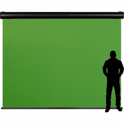 Celexon Motor Chroma Key Green Screen écran de projection 4:3