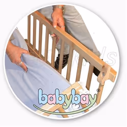 Babybay TO160202 barrière de sécurité bébé Bois Blanc