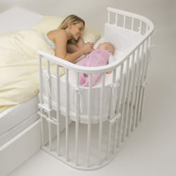 Babybay Boxspring Lit bébé Blanc